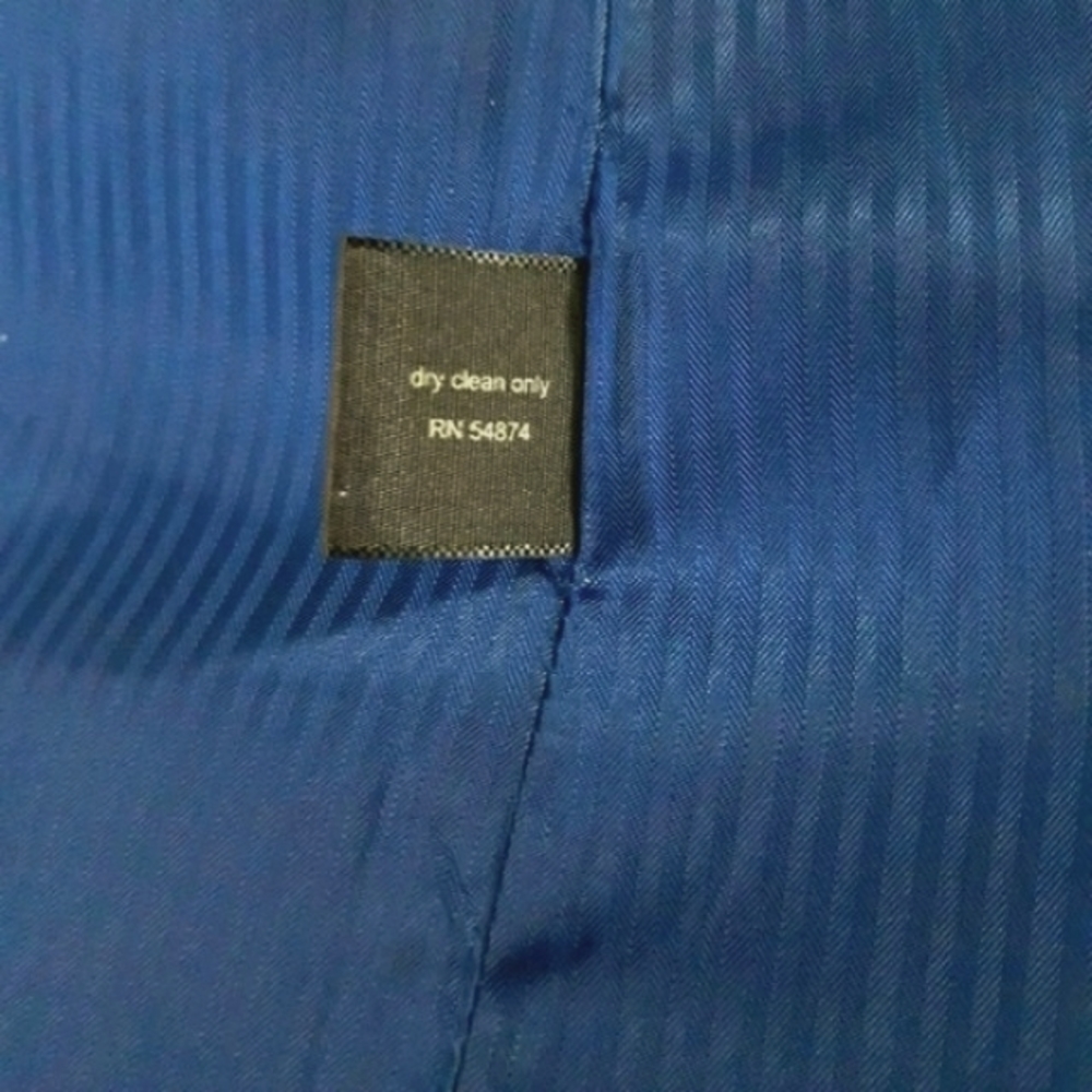 The limited long coat blue S button down trench - Picture 6 of 11